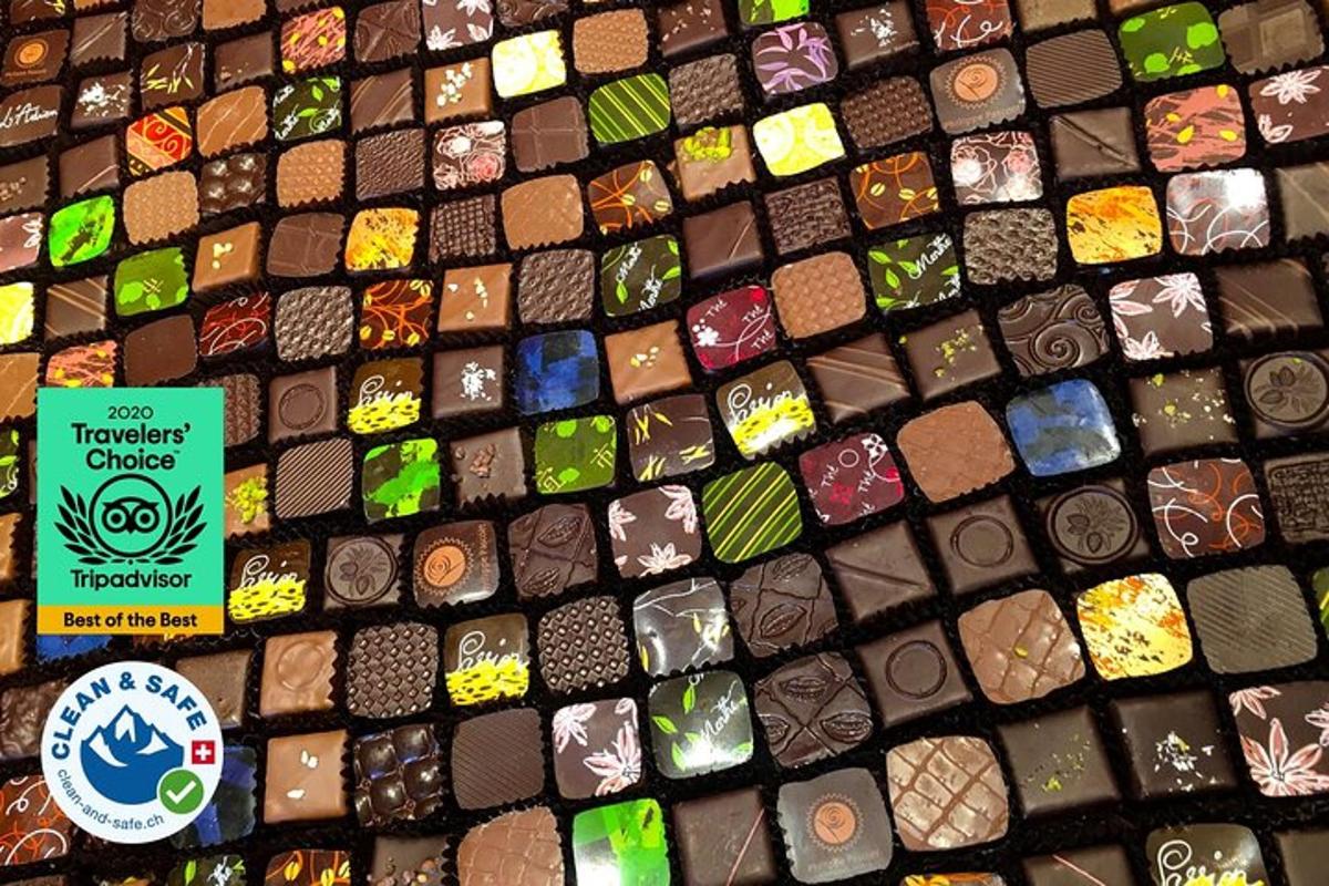 a large group of different types of chocolate