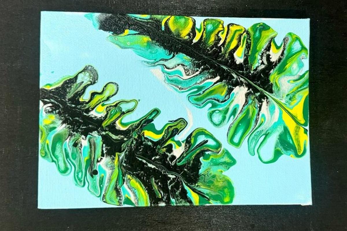 a picture of a painting of a seaweed