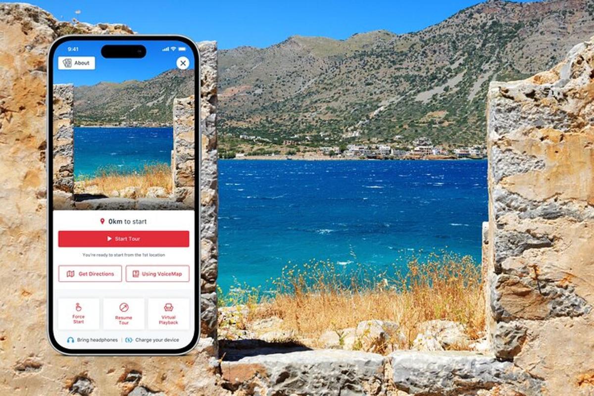 Un iPhone que muestra una imagen de un lago.