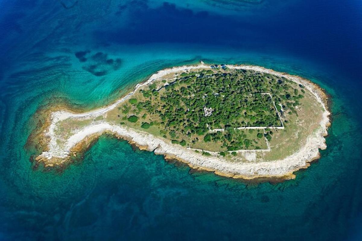 ostrov uprostřed oceánu