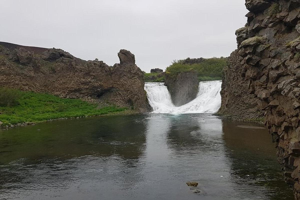 foss í miðri á