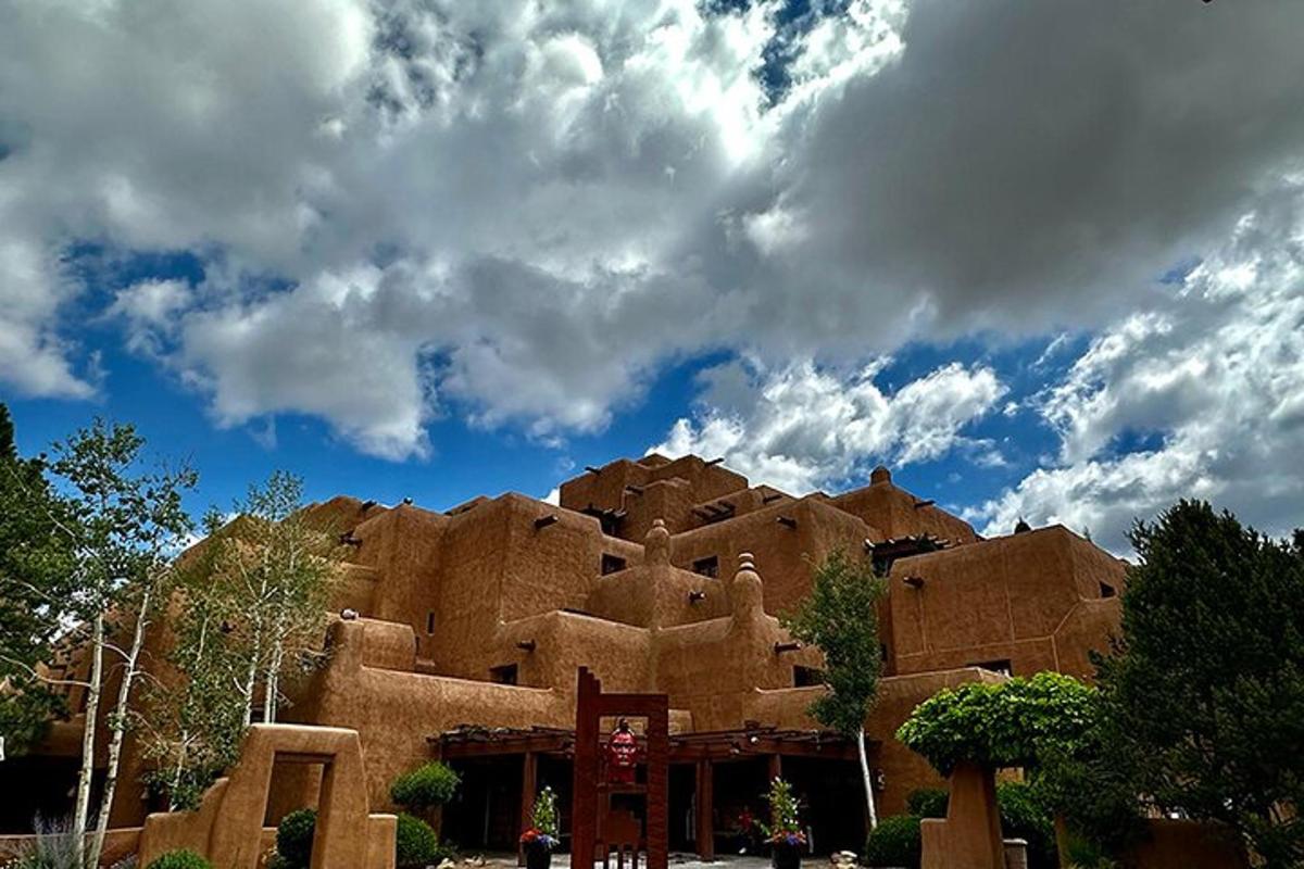 a building that is made out of clay