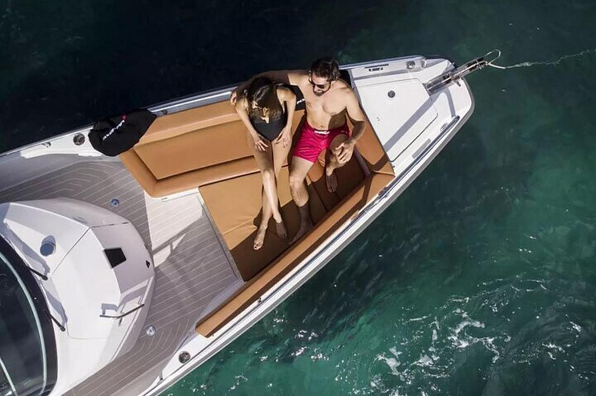 two women on a boat in the water