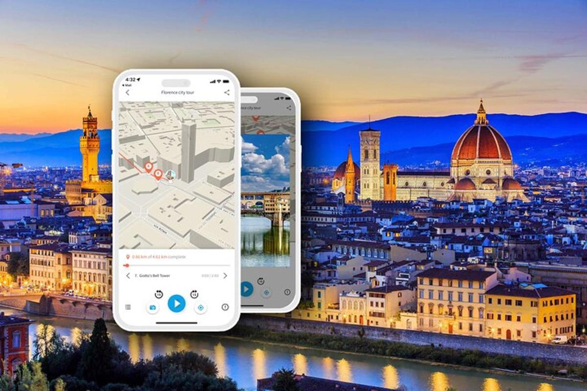 zwei iPhones auf einer Stadt