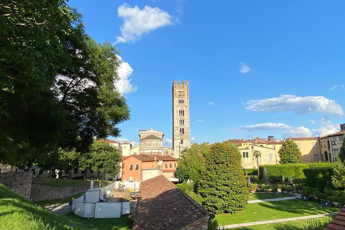 vista d'un edifici amb una torre de rellotge