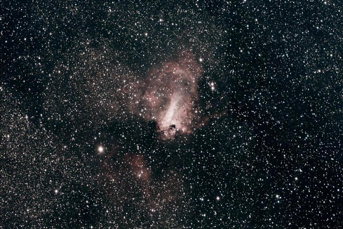 galaxie Mléčná dráha s mnoha hvězdami