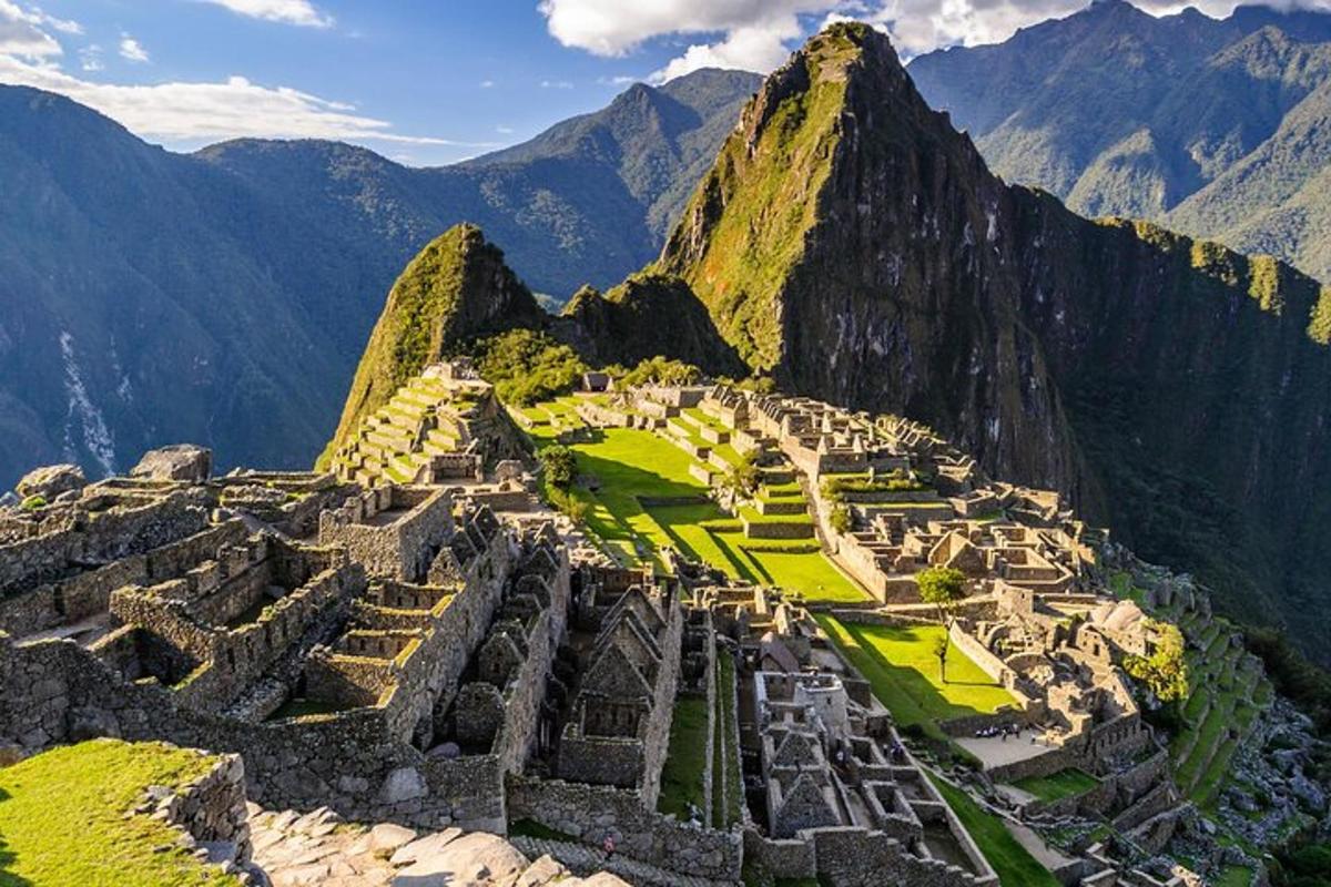 vaade Machu Picchule mäe tipust