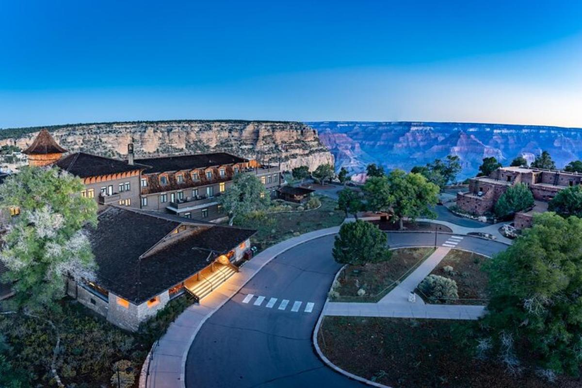 a Grand Canyon kilátása az égből