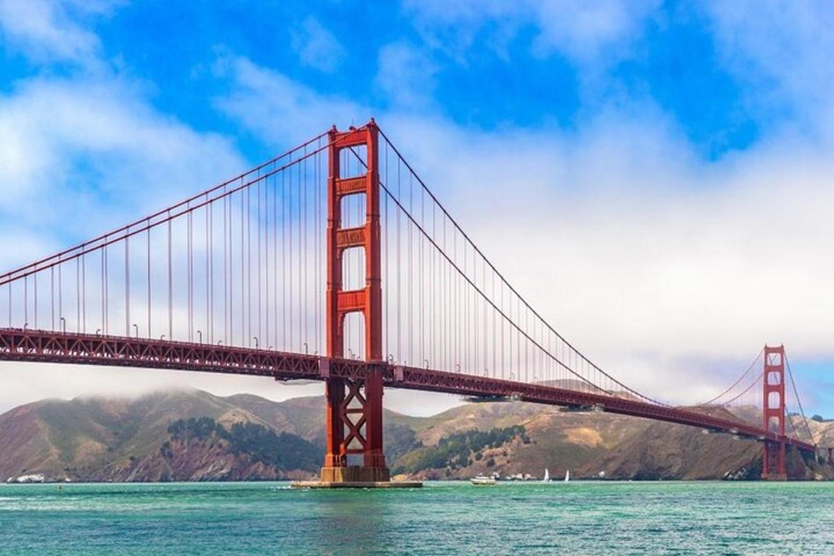 pemandangan jambatan pintu emas di san francisco