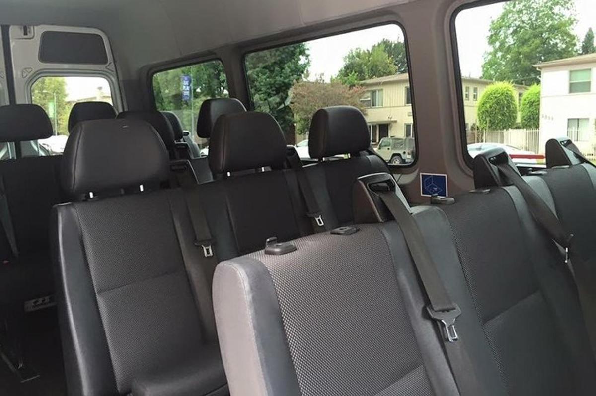 an empty seats in the back of a van