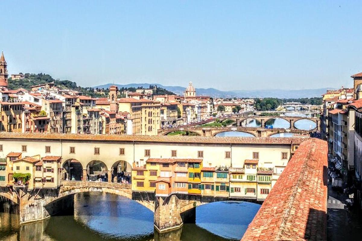 a bridge over a river in a city
