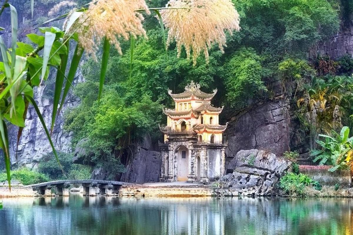 a building in the middle of a body of water