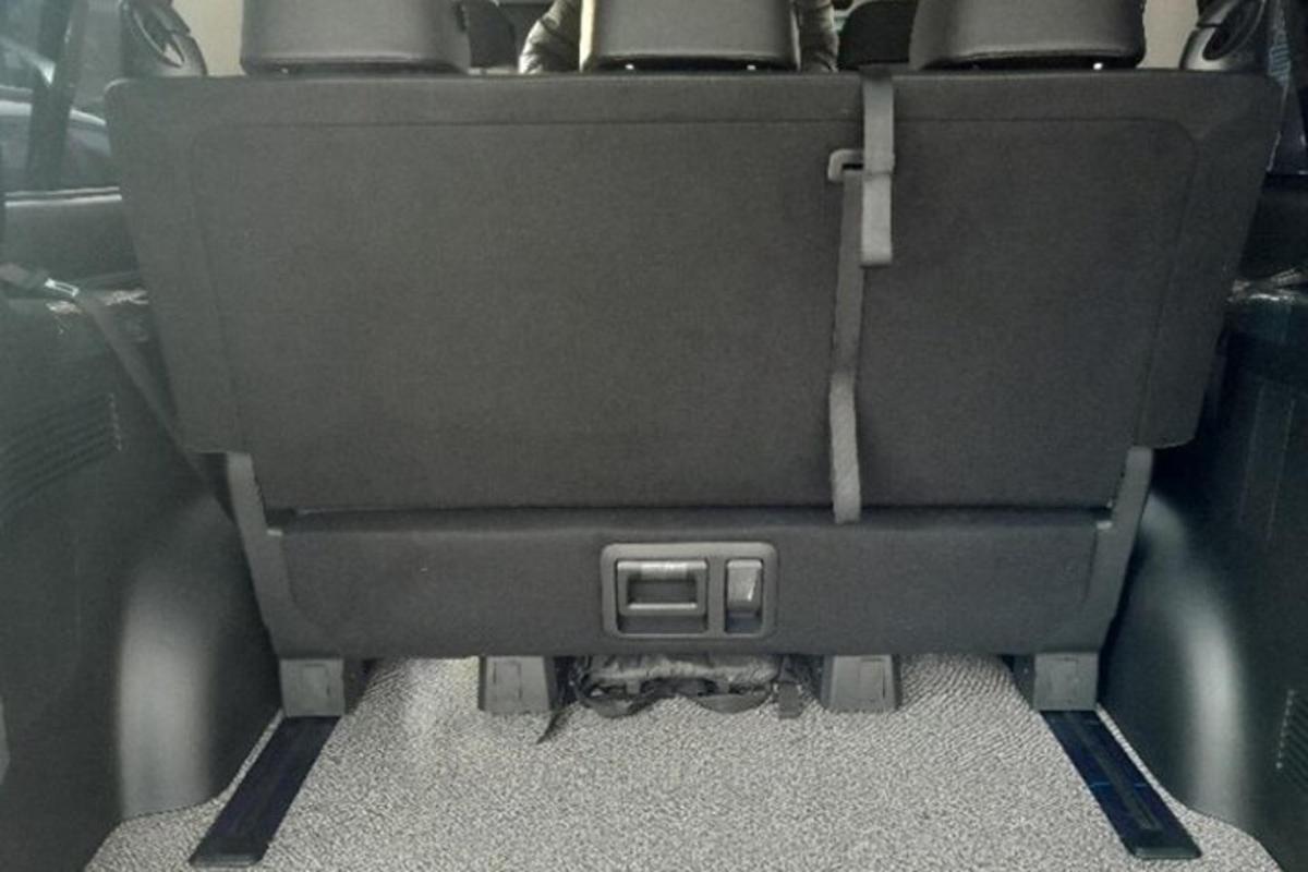 a back view of a seat in a car