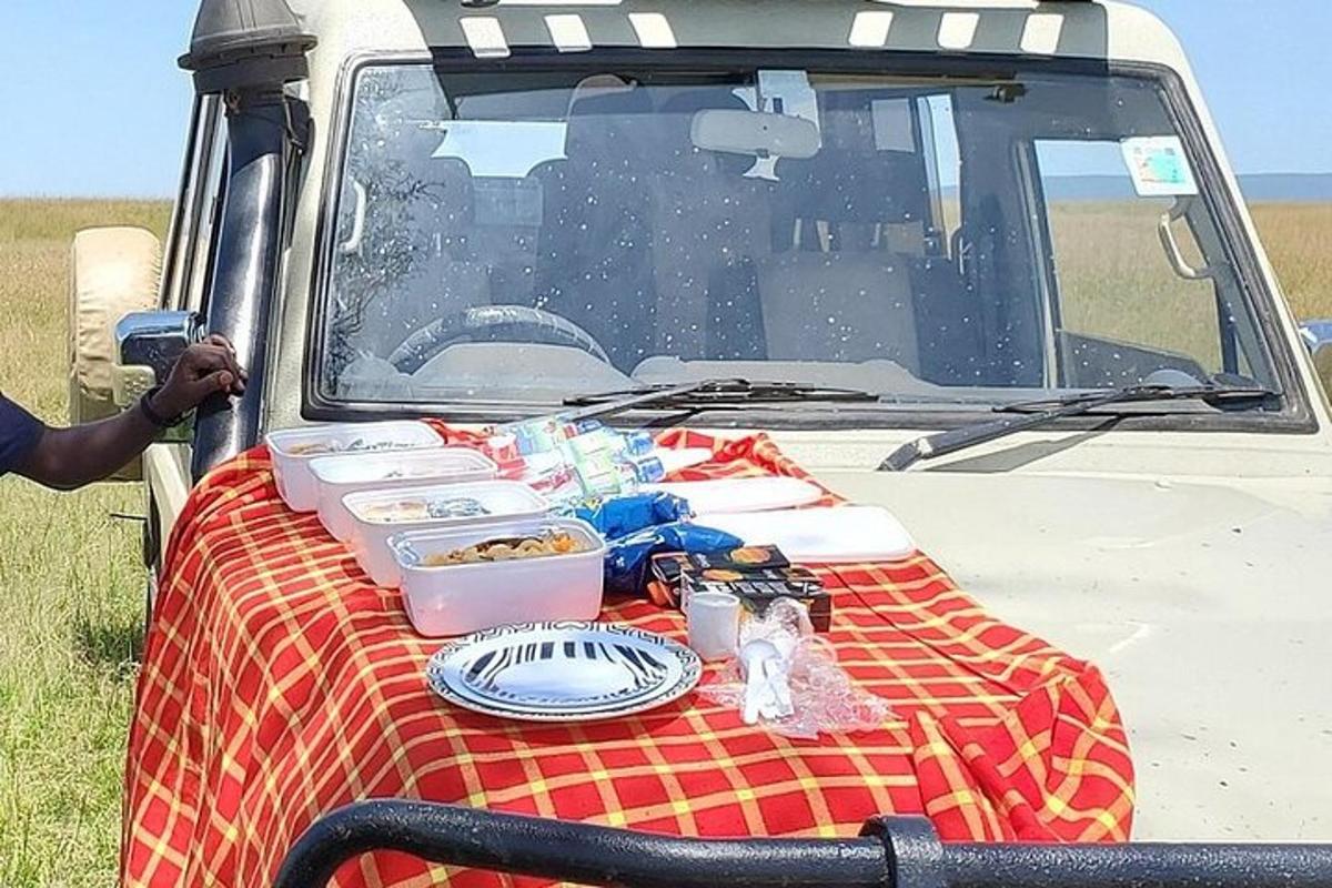 piknikulaud auto tagaosas koos lauaga