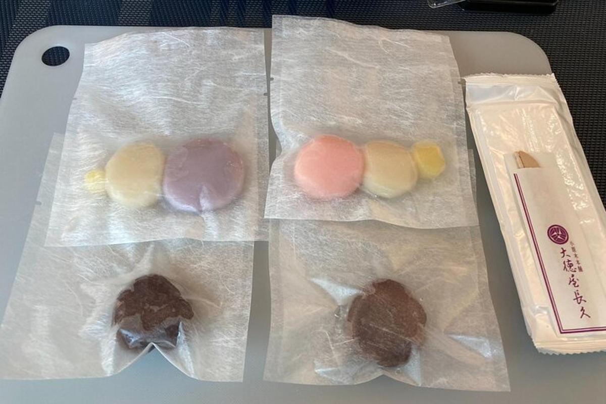 three different types of food in a plastic bag