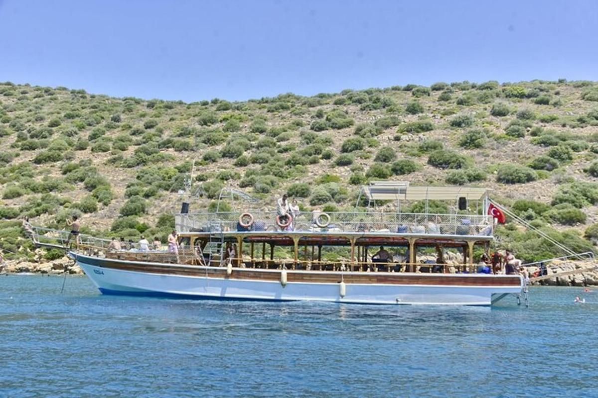 a boat filled with people on the water