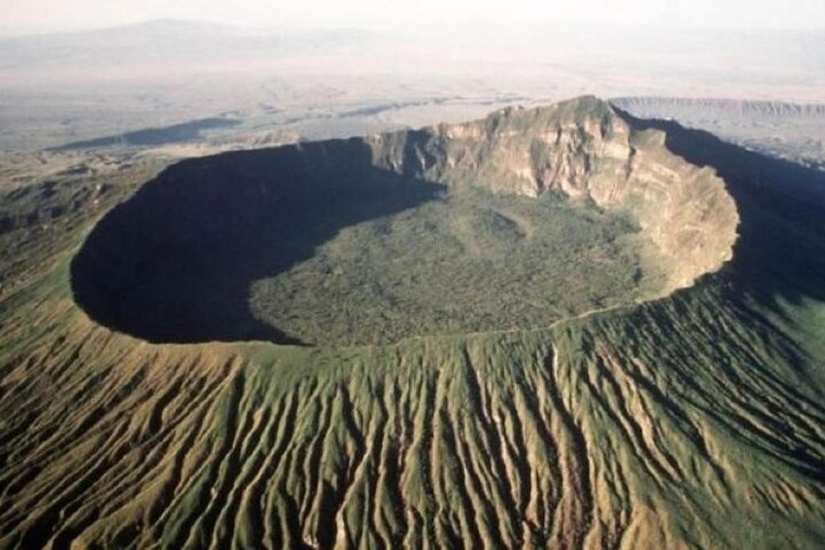 een eiland midden in een berg