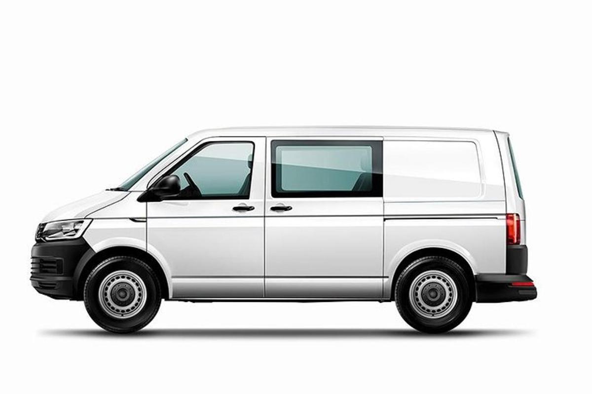 une camionnette blanche isolée sur fond blanc