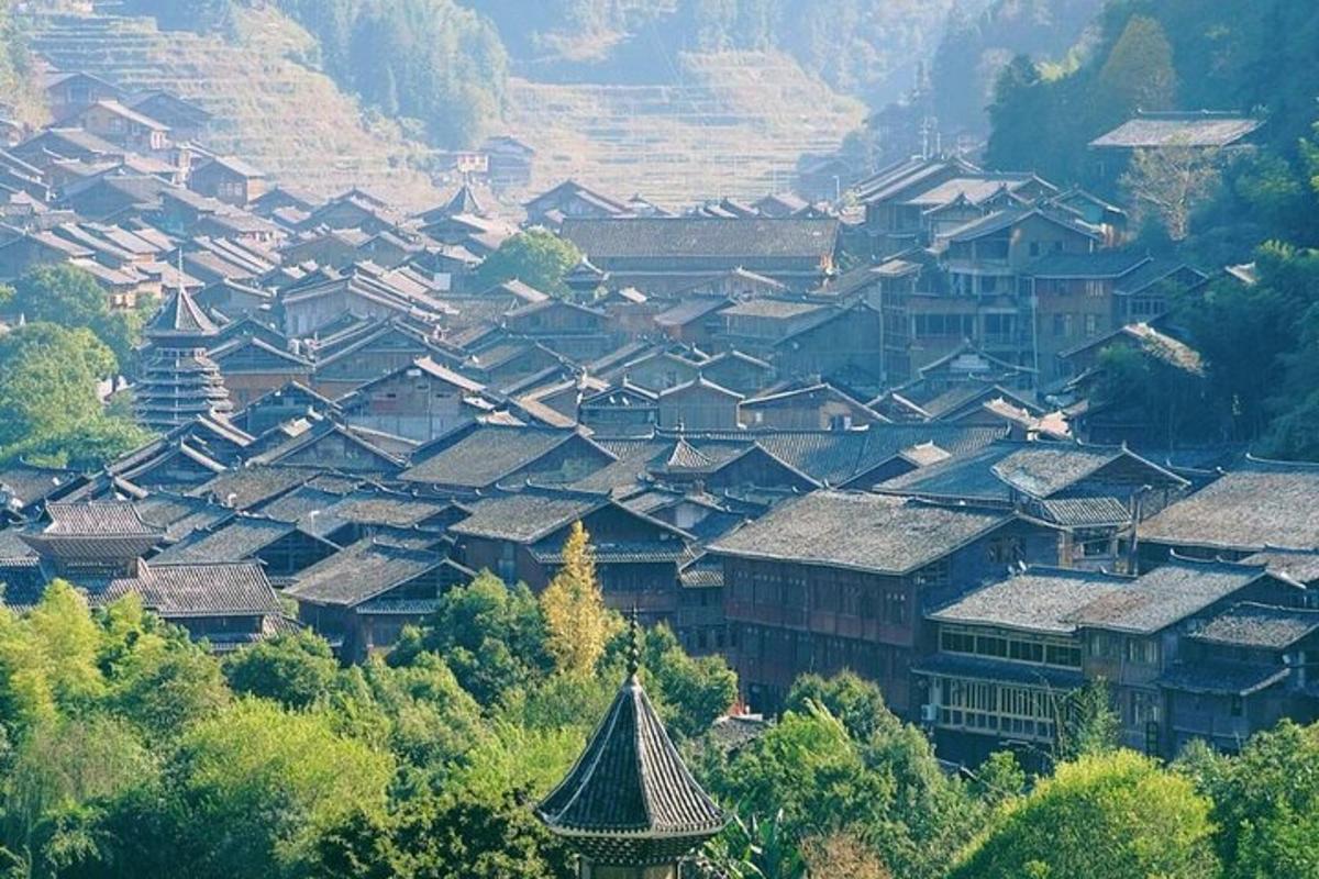 a large group of buildings in a city