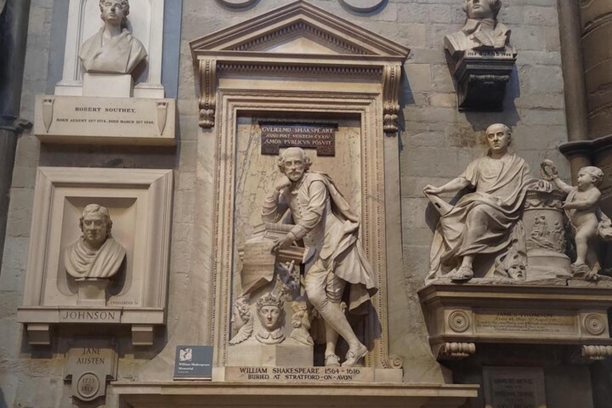 a building with statues on the side of it