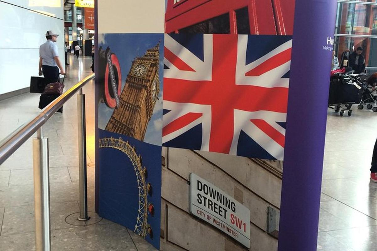 sein Suurbritannia lipu ja sildiga
