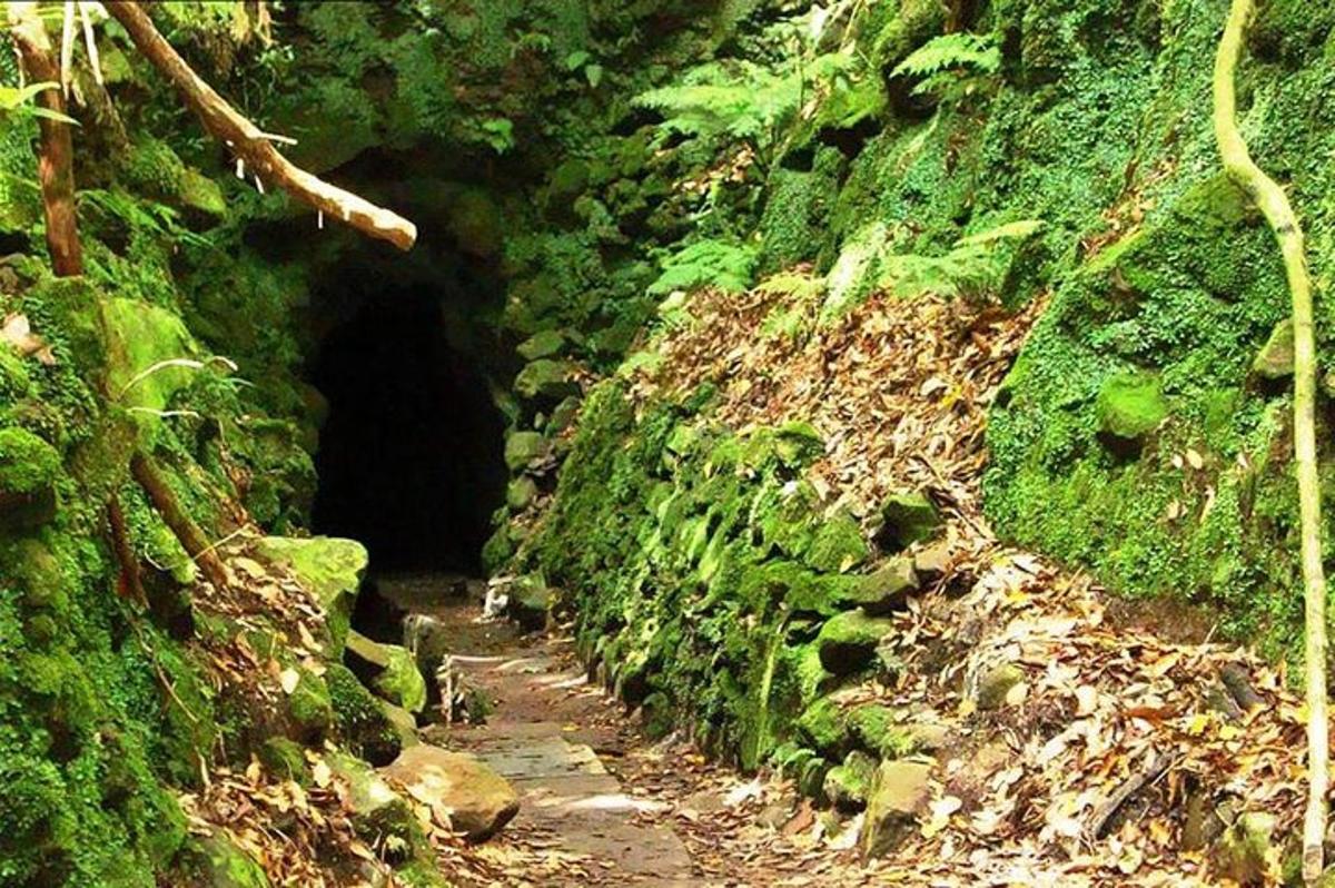 un tunnel nel fianco di una montagna