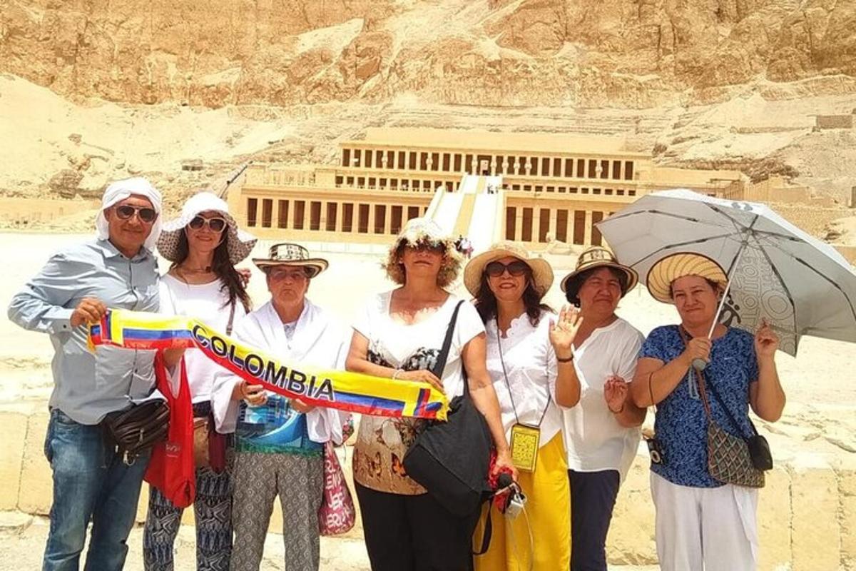 a group of people standing in front of a building