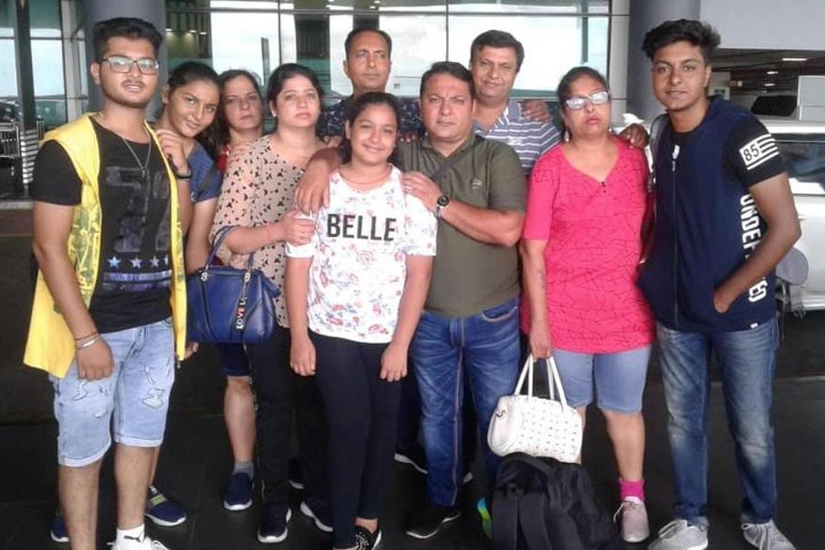 a group of people posing for a picture