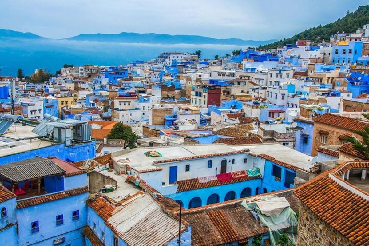 Pohled na modré město Chefchaouen