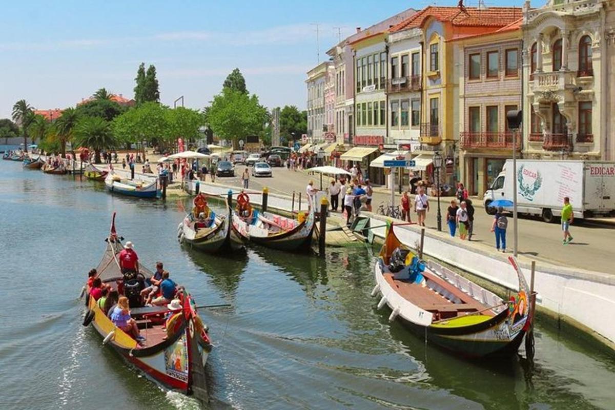 a group of gondolas in the water in a city
