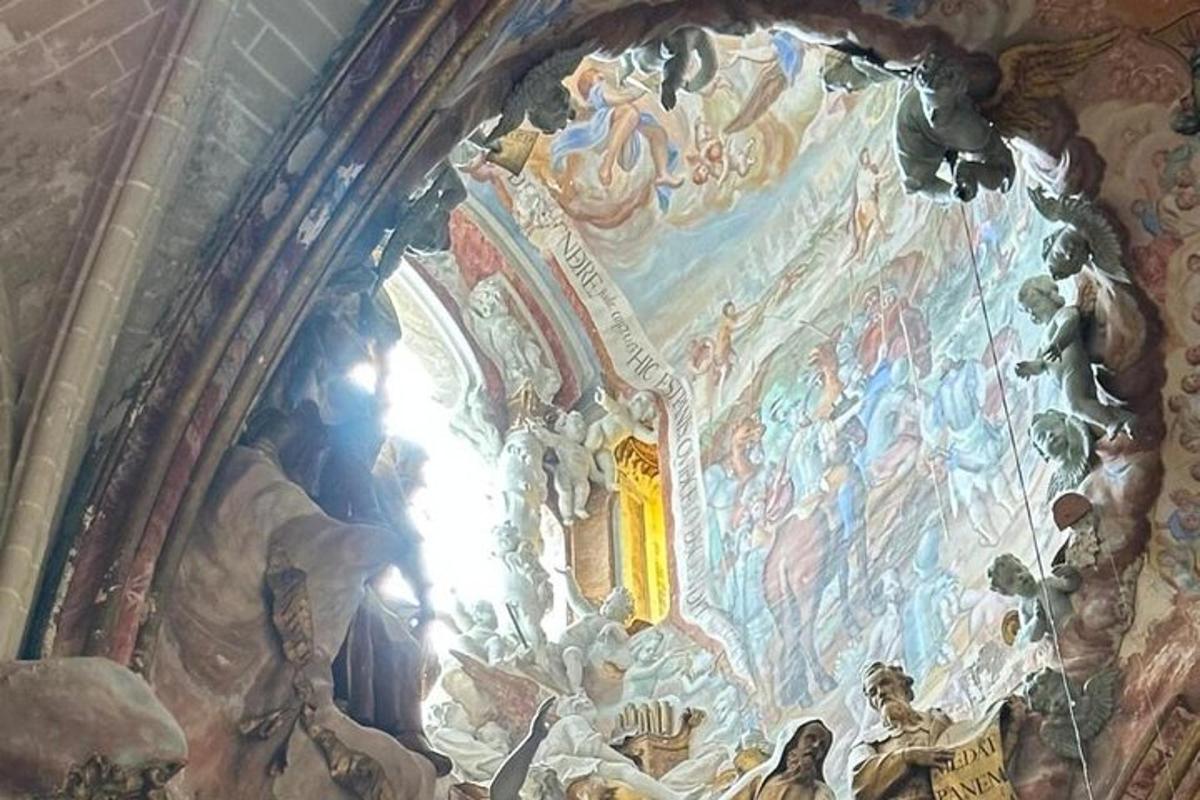 malba na stropě kostela