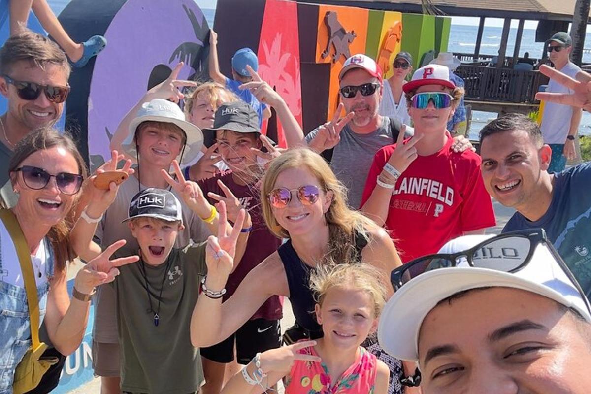 a group of people posing for a picture