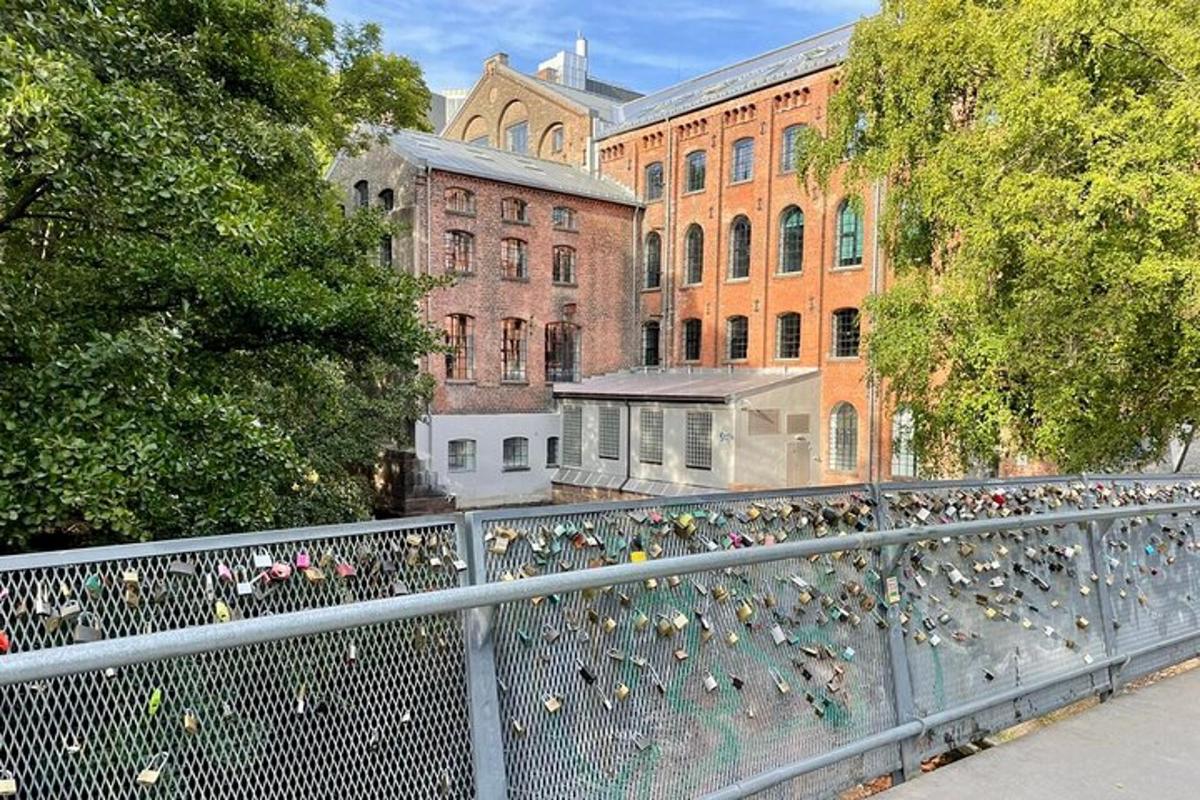 a fence with a lot of hearts on it