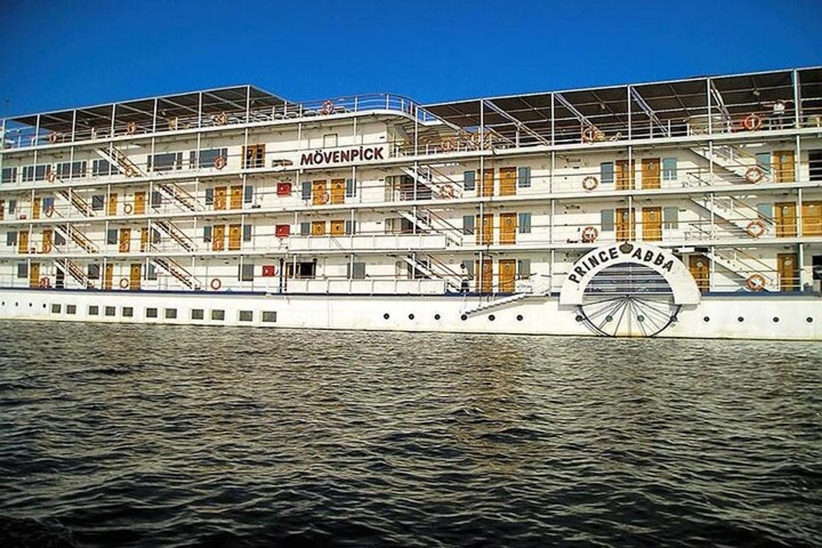 a large cruise ship sitting in the water