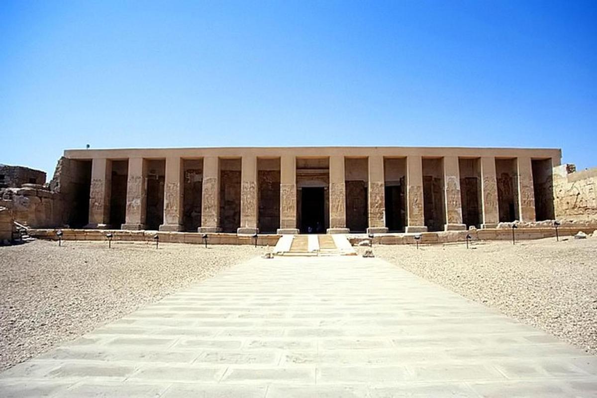a large building with a pathway in front of it