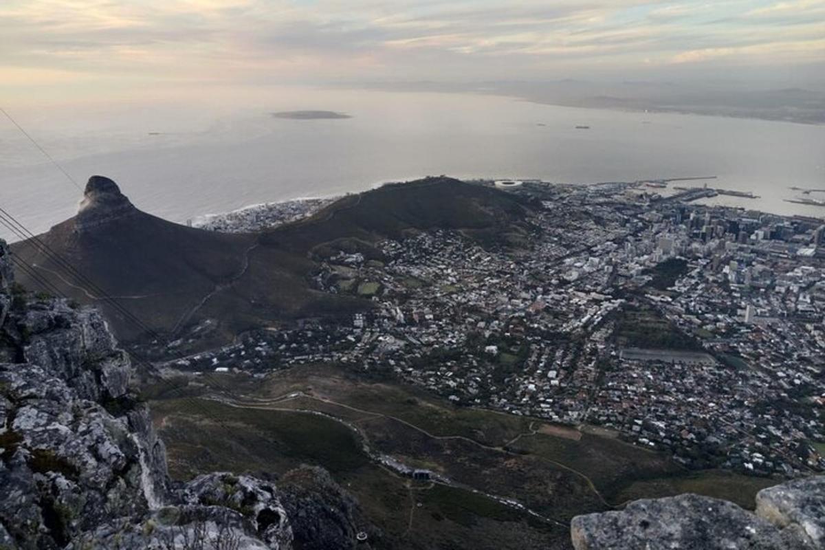 una vista aérea del Cabo de Sudáfrica