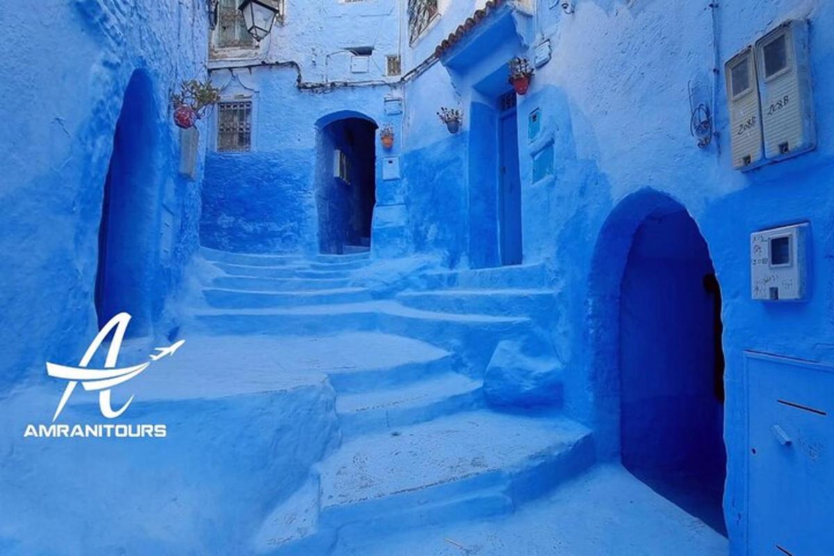 Stigi í bláu borginni Chefchaouen
