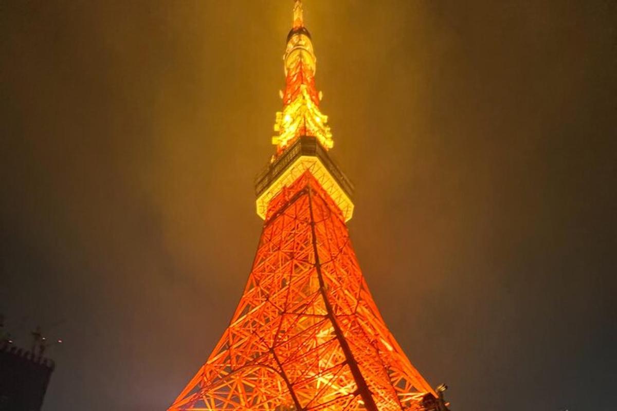 un'immagine della torre Eiffel di notte