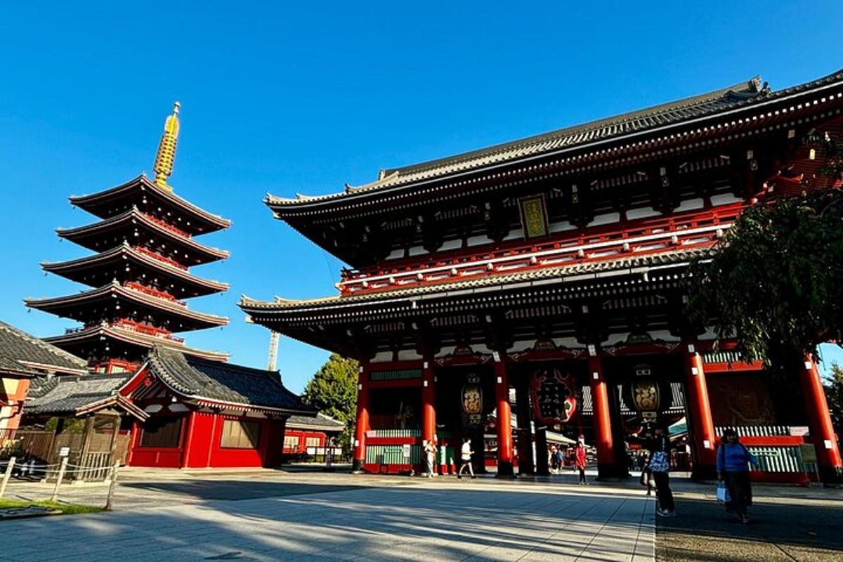 a large building with a pagoda in front of it
