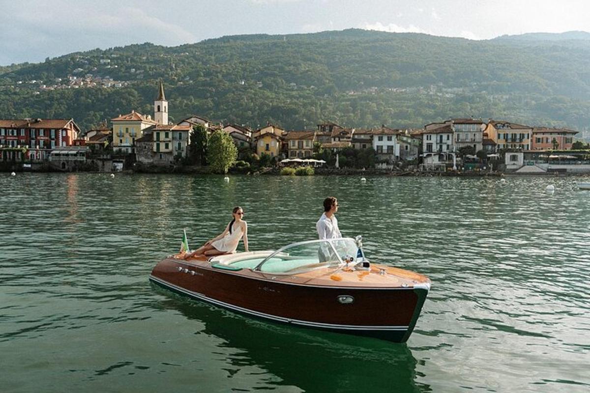 two people on a boat in the water