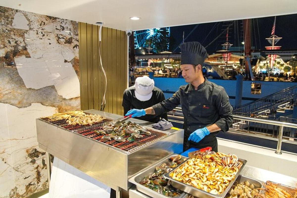a man preparing food in a restaurant kitchen