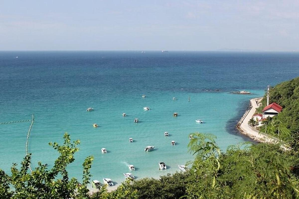 a group of people swimming in the ocean