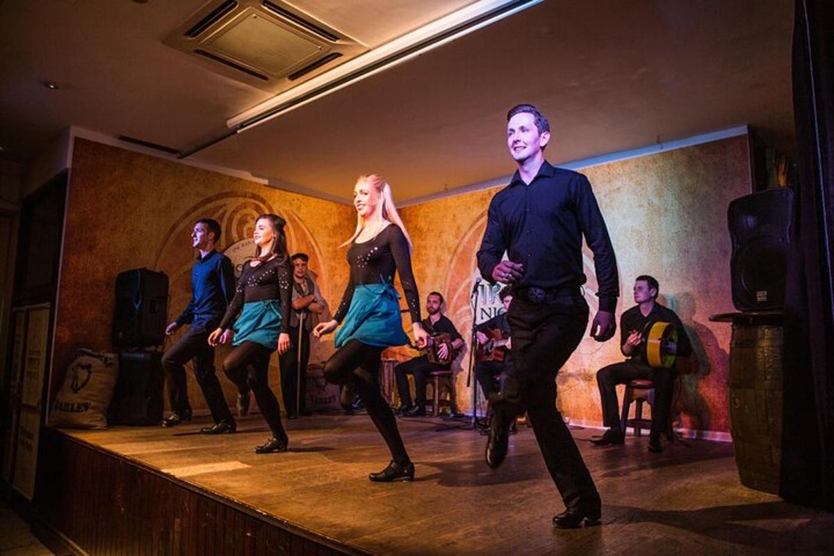a group of people dancing on a stage