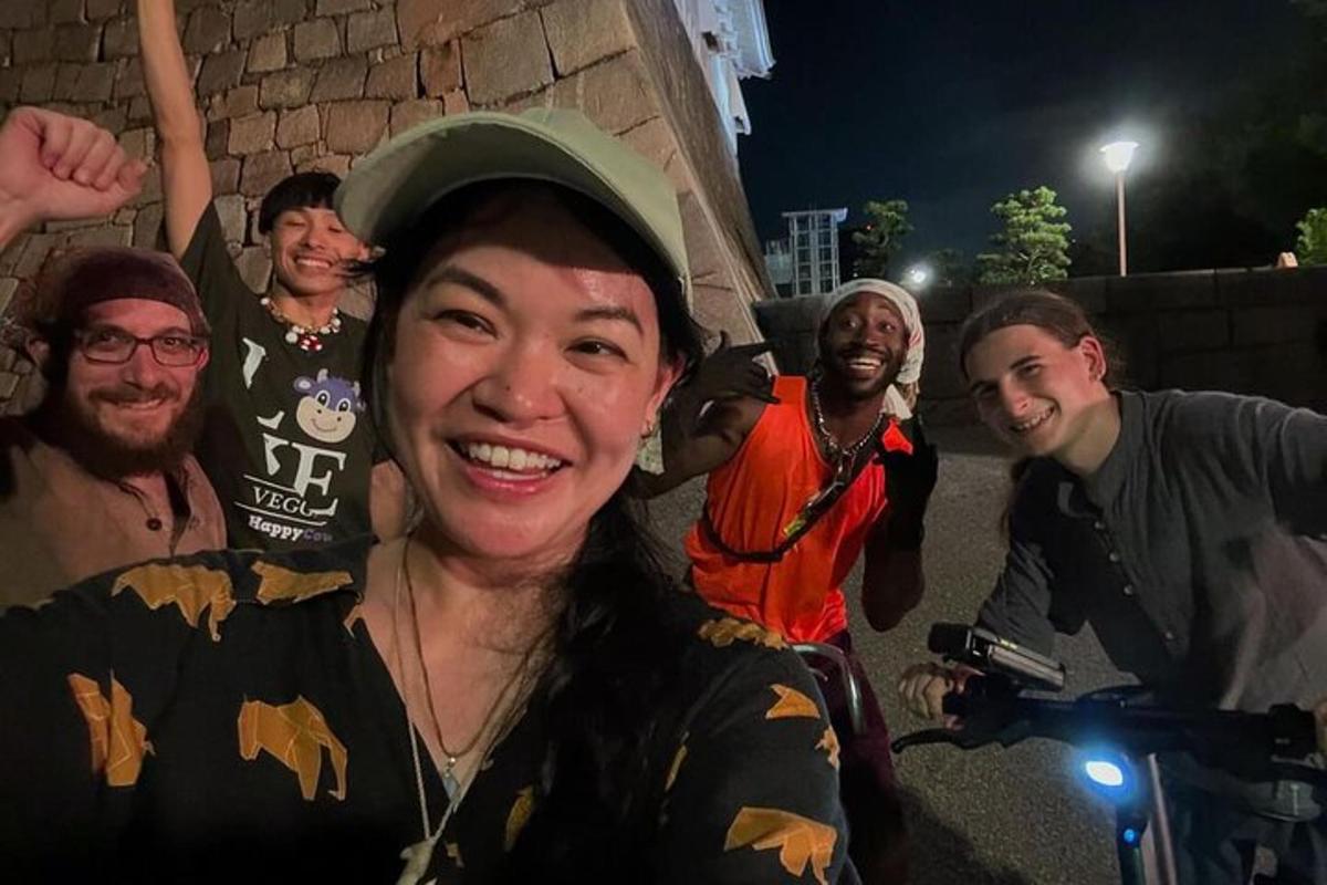 a group of people posing for a picture