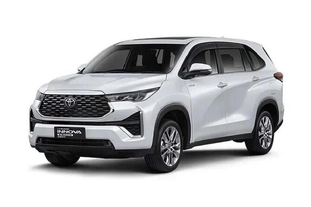 sebuah lexus putih ditunjukkan