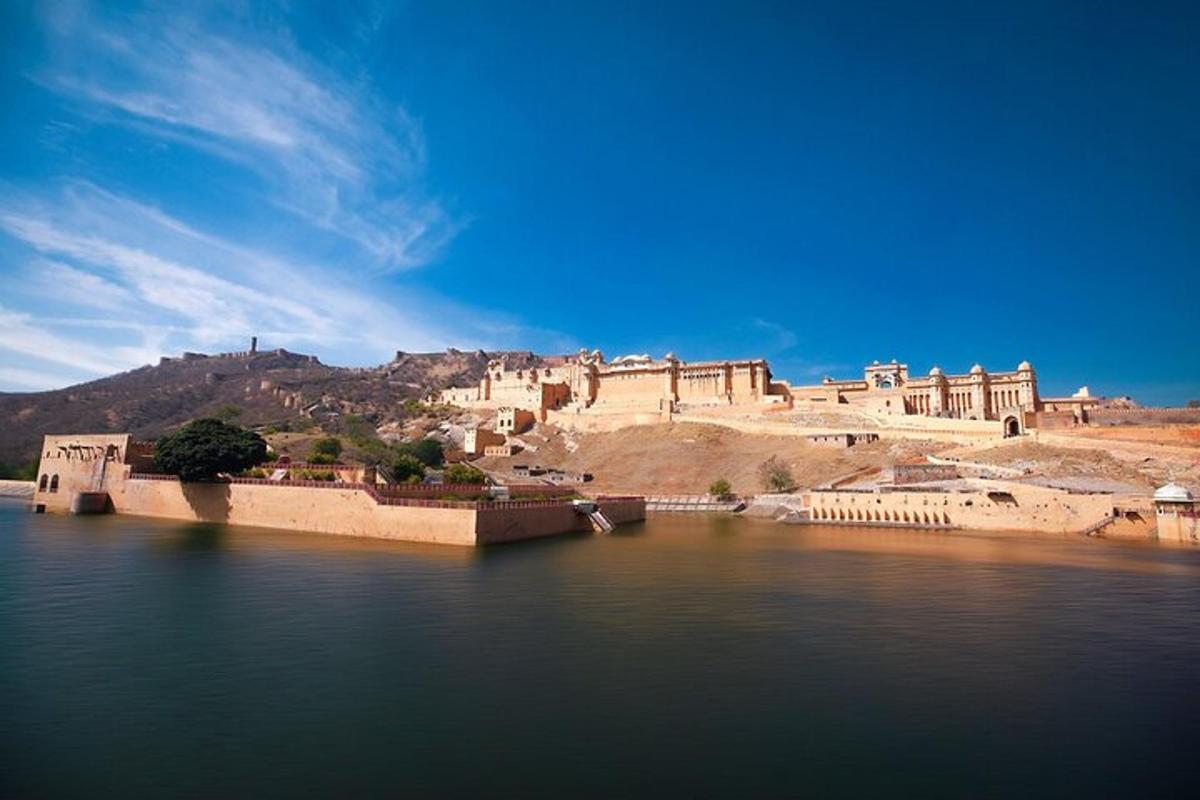 a large castle sitting on top of a body of water