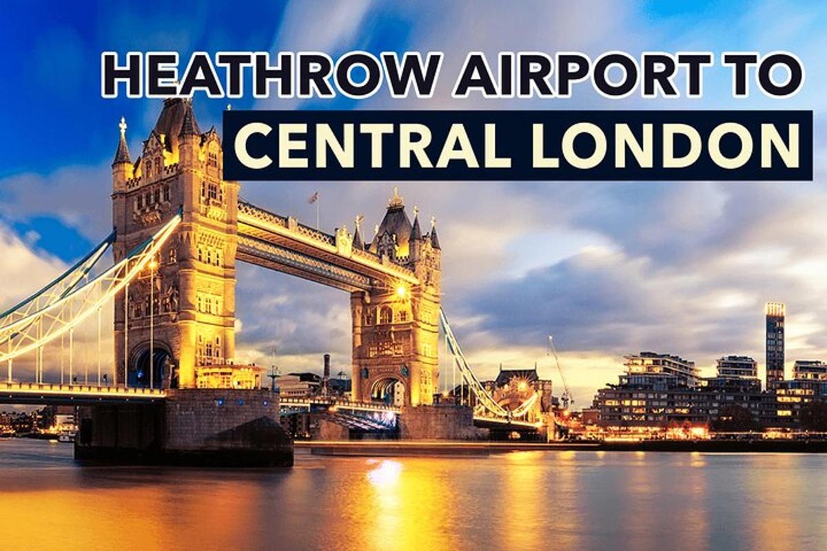 obrázek Tower Bridge s nápisem „pokus o zdravotní péči v centru Londýna“