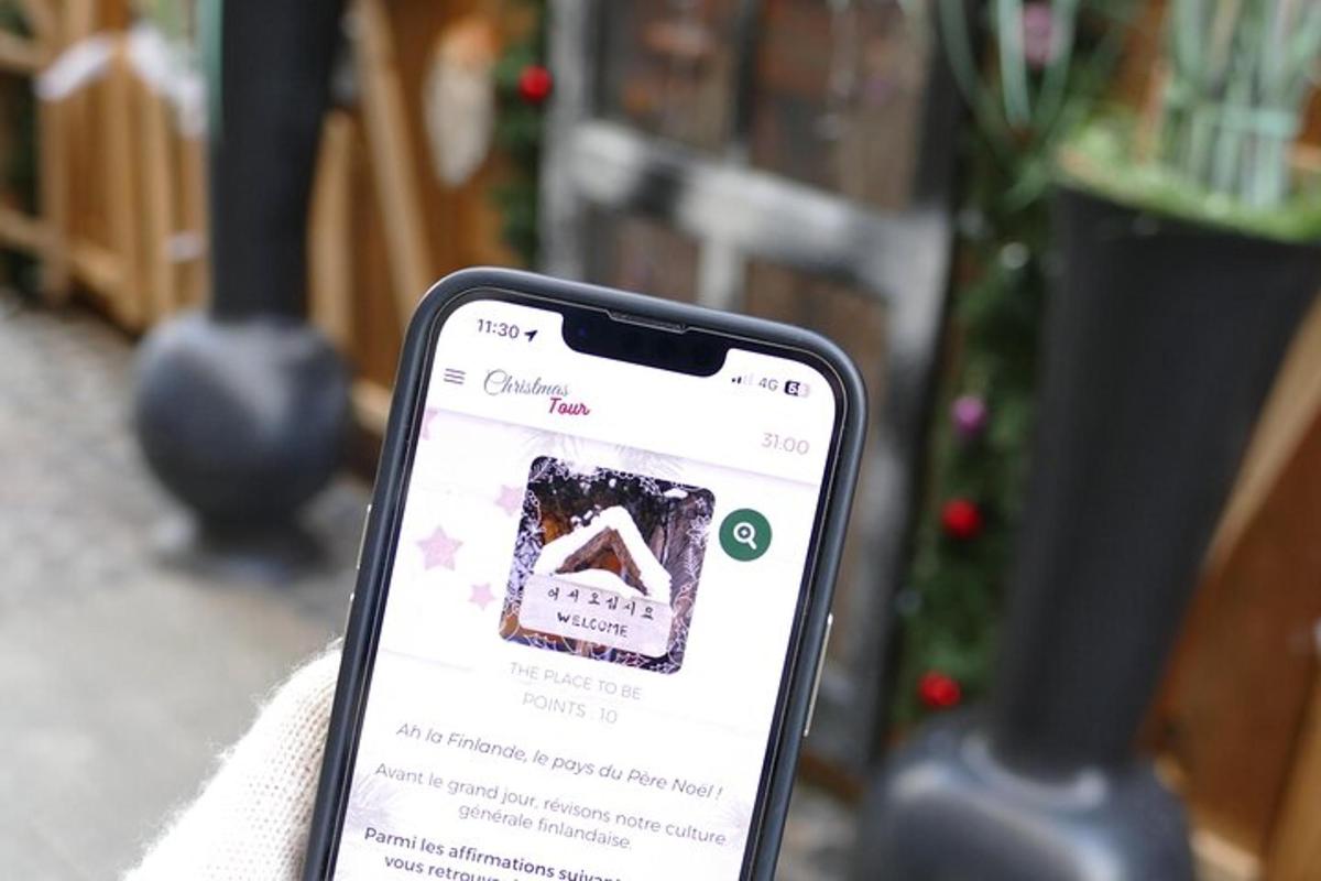 mobilní telefon s obrázkem na displeji
