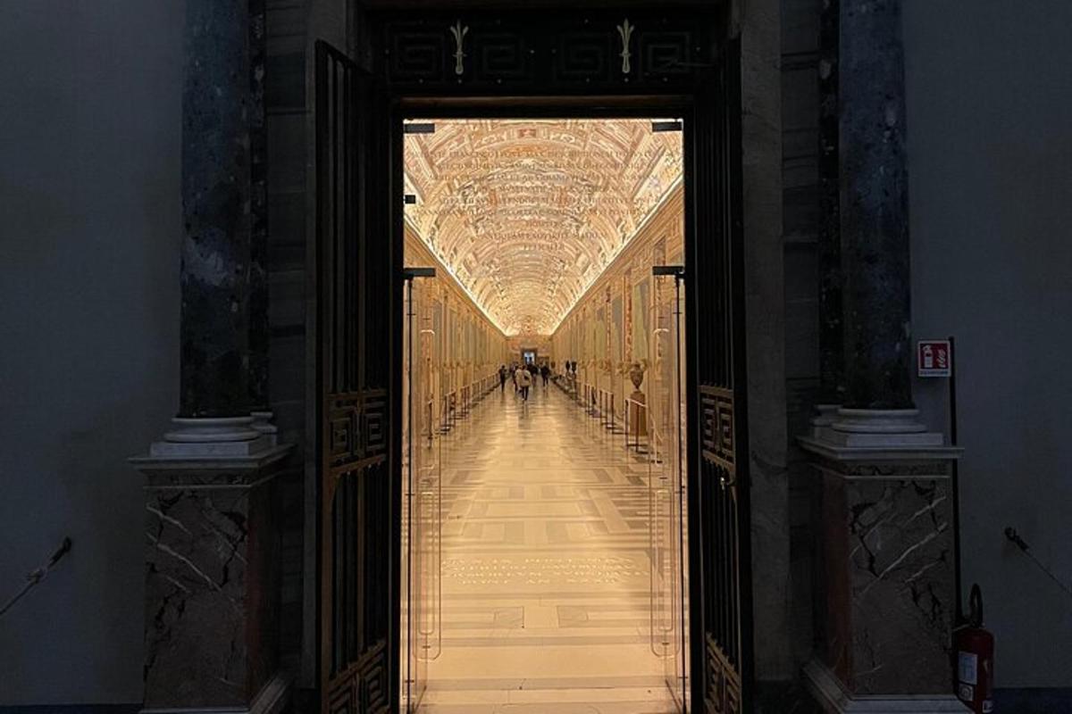 an open door to a hallway in a building