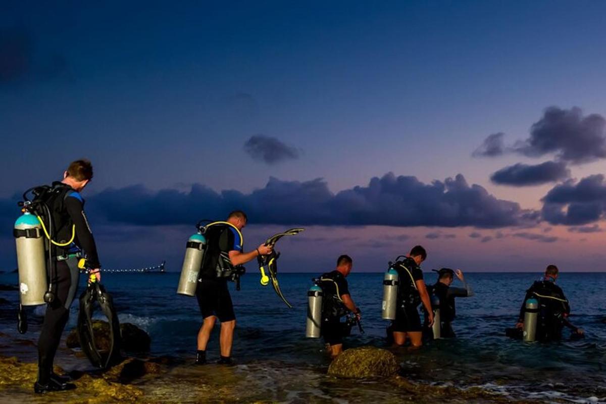 um grupo de pessoas em pé na água na praia